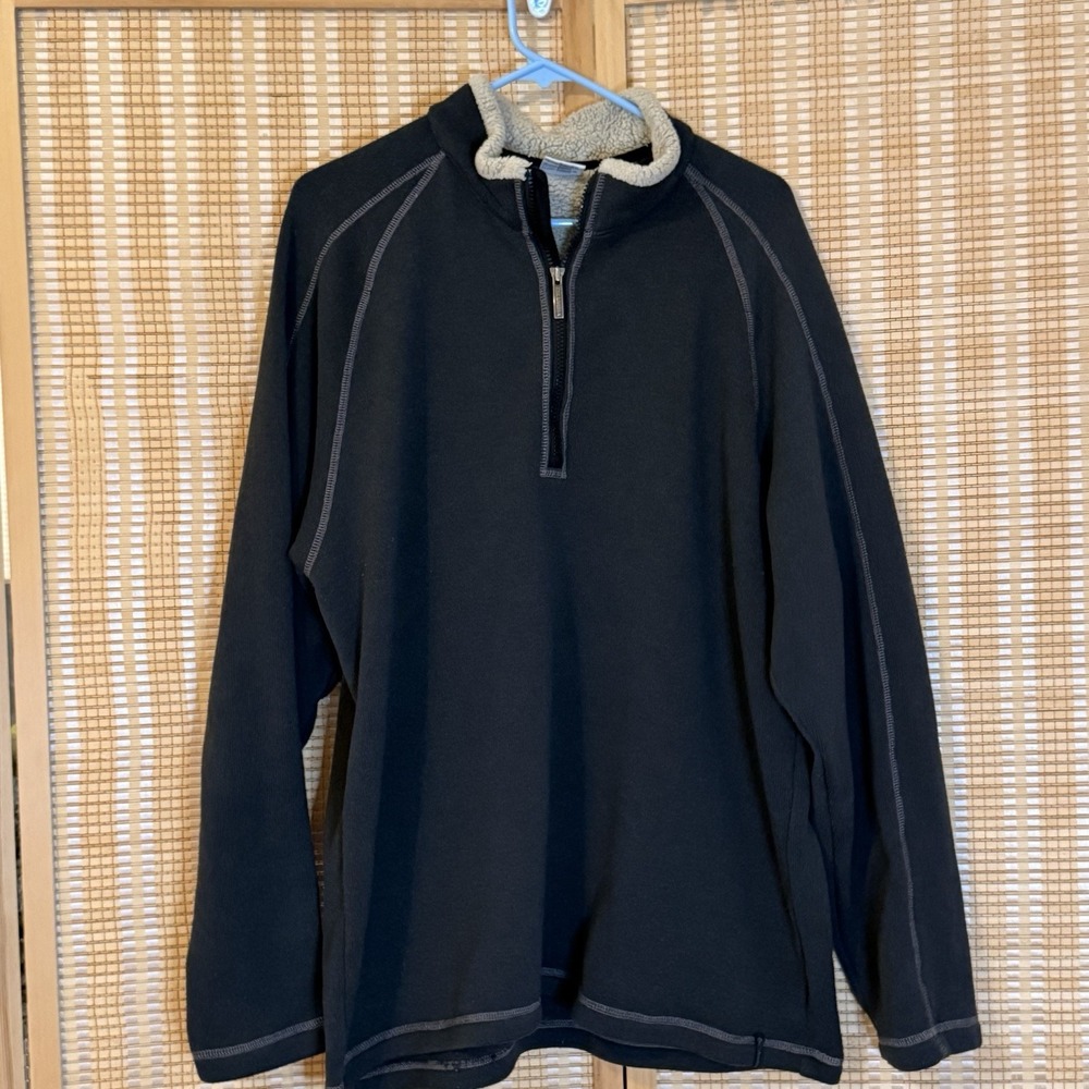 Columbia Men's 2X Sweater 1/4 Zip Fleece Pullover Mock Neck Outdoor Workwear